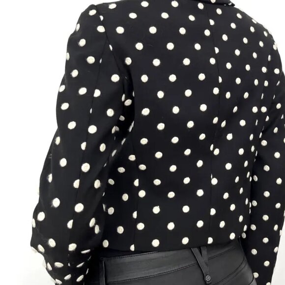 Moschino Cheap And Chic 🤍 XS polka dot Wool short jacket 🤍 wool and silk - Picture 16 of 16